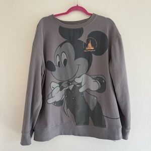 Walt Disney World 50th Anniversary Mickey Mouse Pullover Sweatshirt Size Large